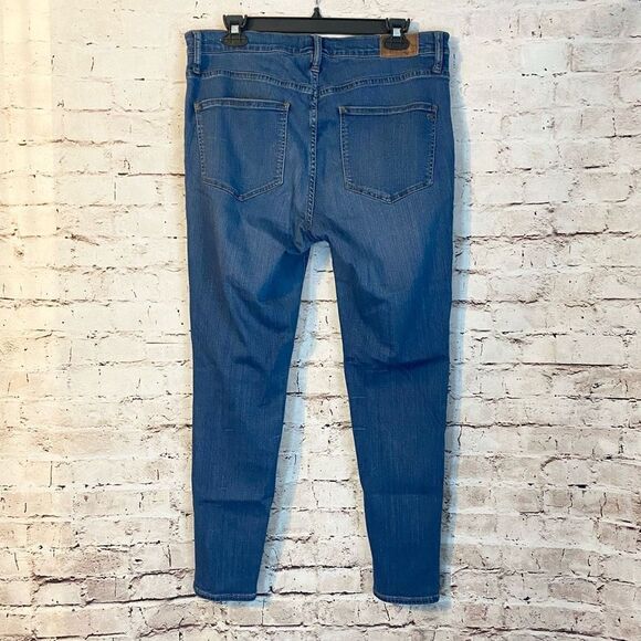 Madewell Skinny Jeans Ankle Length Roadtripper Medium Wash Blue Womens Size 32 - Picture 3 of 7